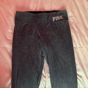 VS PINK grey yoga pant leggings